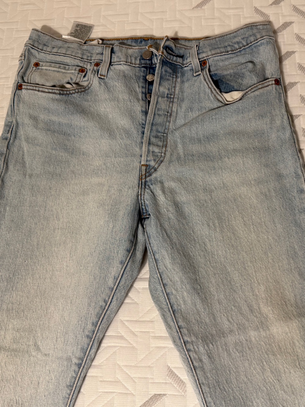 501 Levi's Light Wash Straight Leg Women’s Jeans Classic